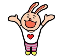 Fashionable rabbit Popo sticker #3005272