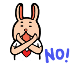 Fashionable rabbit Popo sticker #3005282