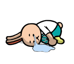 Fashionable rabbit Popo sticker #3005284