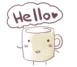 cafe mug sticker #3005651