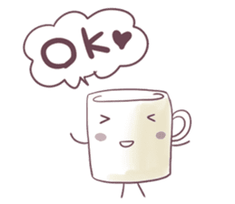 cafe mug sticker #3005652