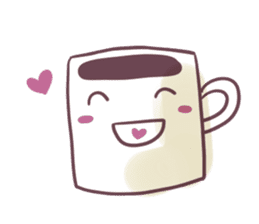 cafe mug sticker #3005655