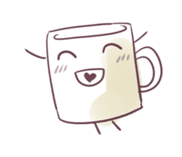 cafe mug sticker #3005656