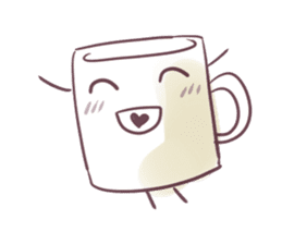 cafe mug sticker #3005656