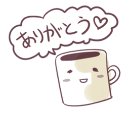 cafe mug sticker #3005658