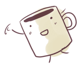 cafe mug sticker #3005659