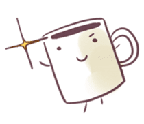 cafe mug sticker #3005660