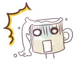 cafe mug sticker #3005662