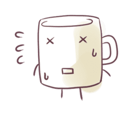 cafe mug sticker #3005663