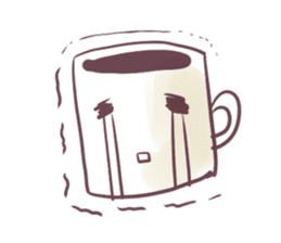 cafe mug sticker #3005667