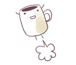 cafe mug sticker #3005669