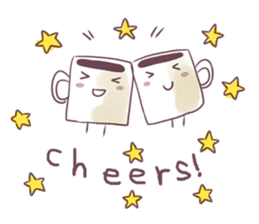 cafe mug sticker #3005670