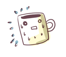 cafe mug sticker #3005680