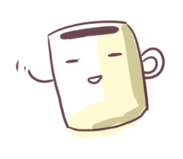 cafe mug sticker #3005682