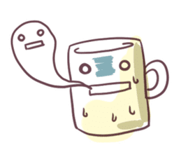 cafe mug sticker #3005683