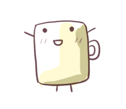 cafe mug sticker #3005685