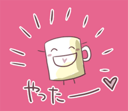 cafe mug sticker #3005686