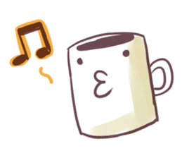 cafe mug sticker #3005688