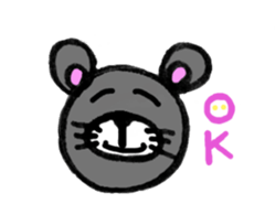 kawaii mouse sticker #3005700