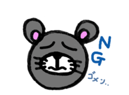 kawaii mouse sticker #3005701