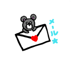 kawaii mouse sticker #3005712