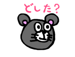 kawaii mouse sticker #3005722