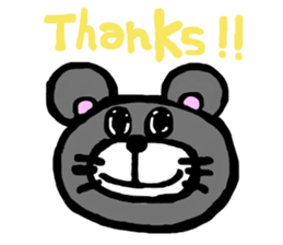 kawaii mouse sticker #3005725