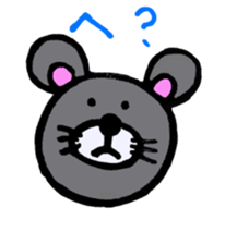 kawaii mouse sticker #3005727