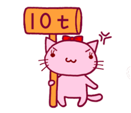 Four Colorful Cats sticker #3005894