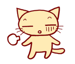 Four Colorful Cats sticker #3005895
