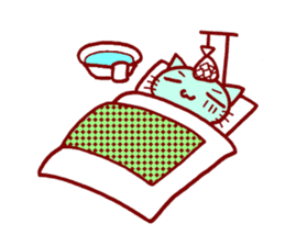 Four Colorful Cats sticker #3005896