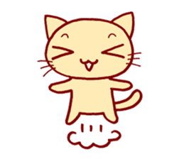 Four Colorful Cats sticker #3005906