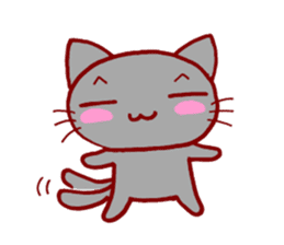 Four Colorful Cats sticker #3005908