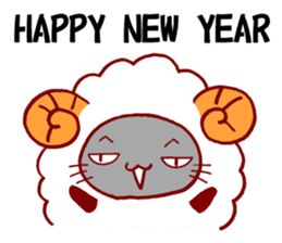 Four Colorful Cats sticker #3005911