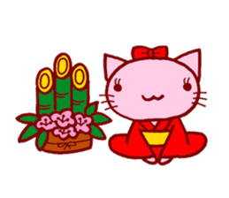 Four Colorful Cats sticker #3005916