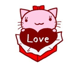 Four Colorful Cats sticker #3005919