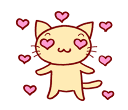 Four Colorful Cats sticker #3005922