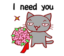 Four Colorful Cats sticker #3005925