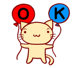 Four Colorful Cats sticker #3005929