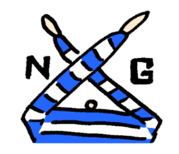 Mr.55 heads high sticker #3006830