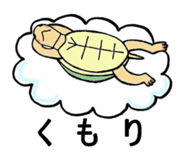 Umeko of turtle sticker #3007007