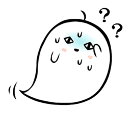 A spook is in fragile health. sticker #3007299