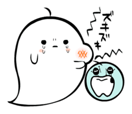 A spook is in fragile health. sticker #3007305