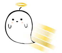 A spook is in  fragile health. sticker #3007310