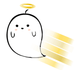 A spook is in fragile health. sticker #3007310