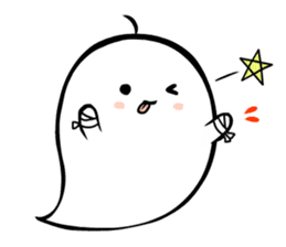 A spook is in fragile health. sticker #3007318