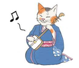 Edo cat sticker sticker #3007699