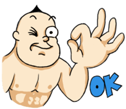 Strange Mohawk Man sticker #3007733