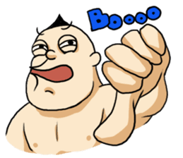 Strange Mohawk Man sticker #3007736