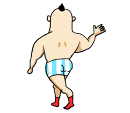 Strange Mohawk Man sticker #3007738